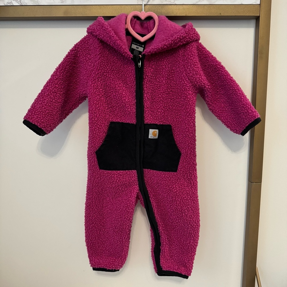 Carhartt Sherpa Zip Coveralls - Fuschia